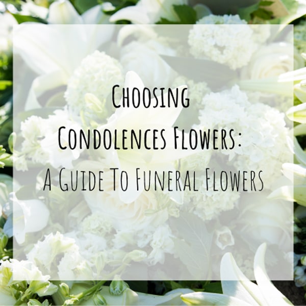 Set of 11 funeral flowers arrangement