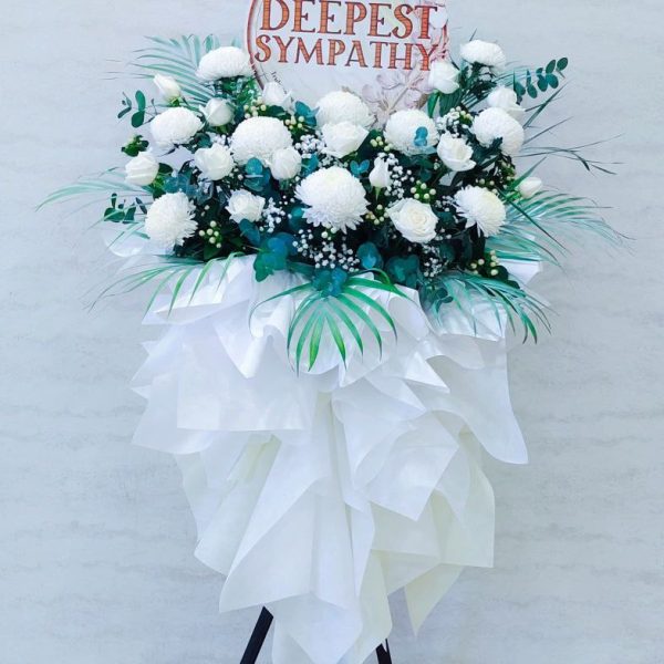 White Elegent Funeral